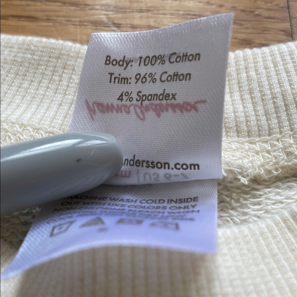 Hanna Andersson Valentines Print Sweatshirt In French Terry - Picture 3 of 11